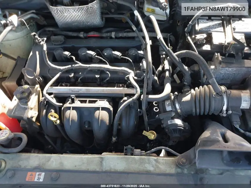 1FAHP3FN8AW179900 2010 Ford Focus Se