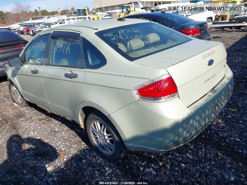 1FAHP3FN8AW179900 2010 Ford Focus Se