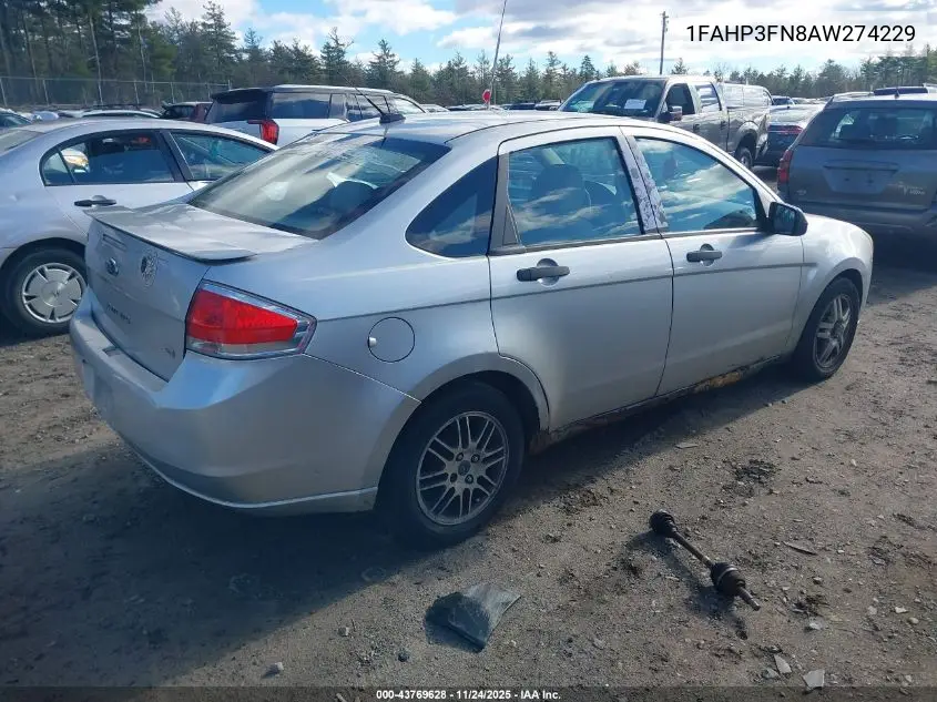 1FAHP3FN8AW274229 2010 Ford Focus Se