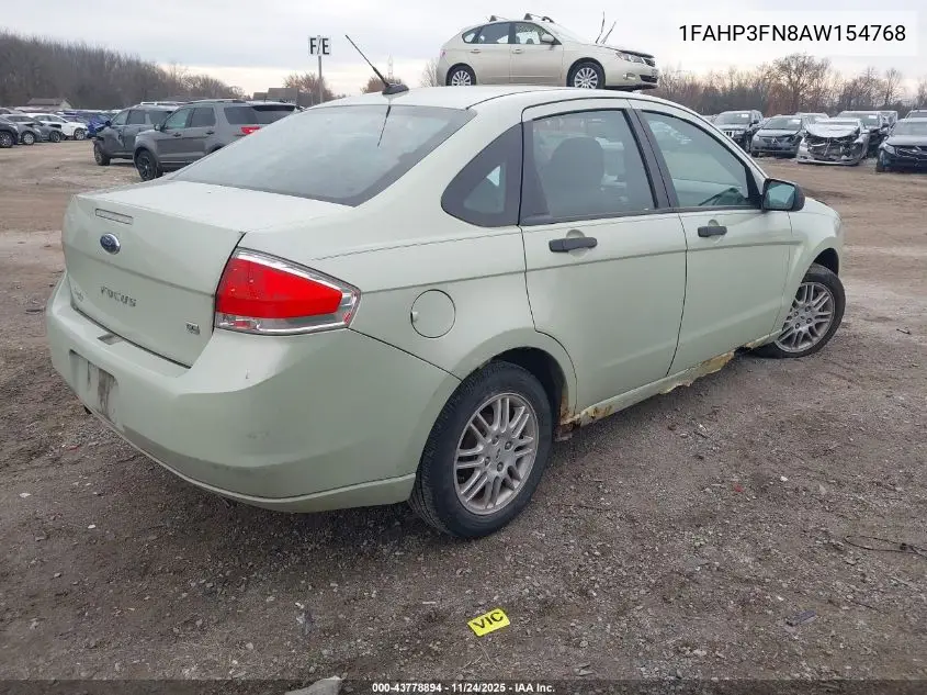 1FAHP3FN8AW154768 2010 Ford Focus Se
