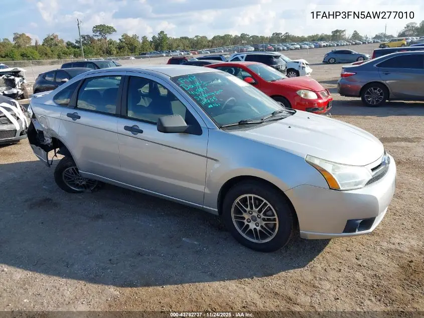 1FAHP3FN5AW277010 2010 Ford Focus Se