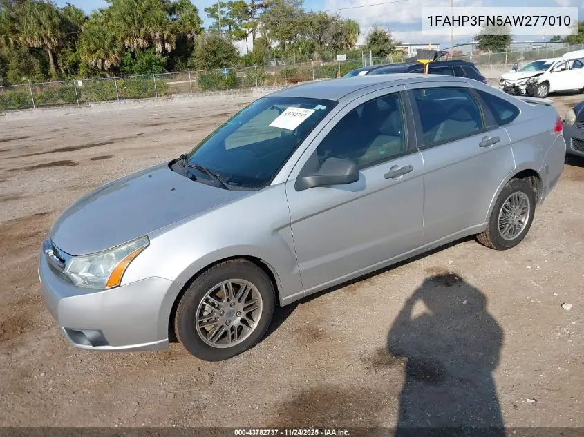 1FAHP3FN5AW277010 2010 Ford Focus Se