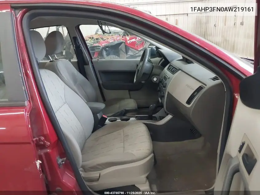 1FAHP3FN0AW219161 2010 Ford Focus Se