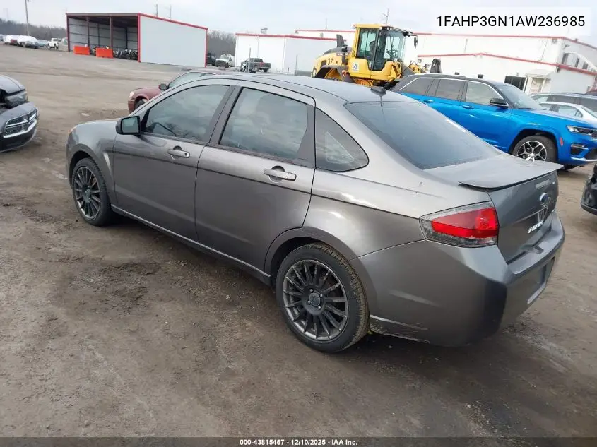 1FAHP3GN1AW236985 2010 Ford Focus Ses