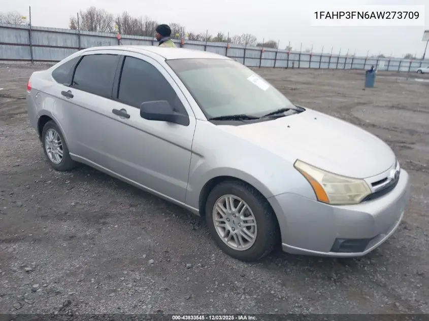 1FAHP3FN6AW273709 2010 Ford Focus Se