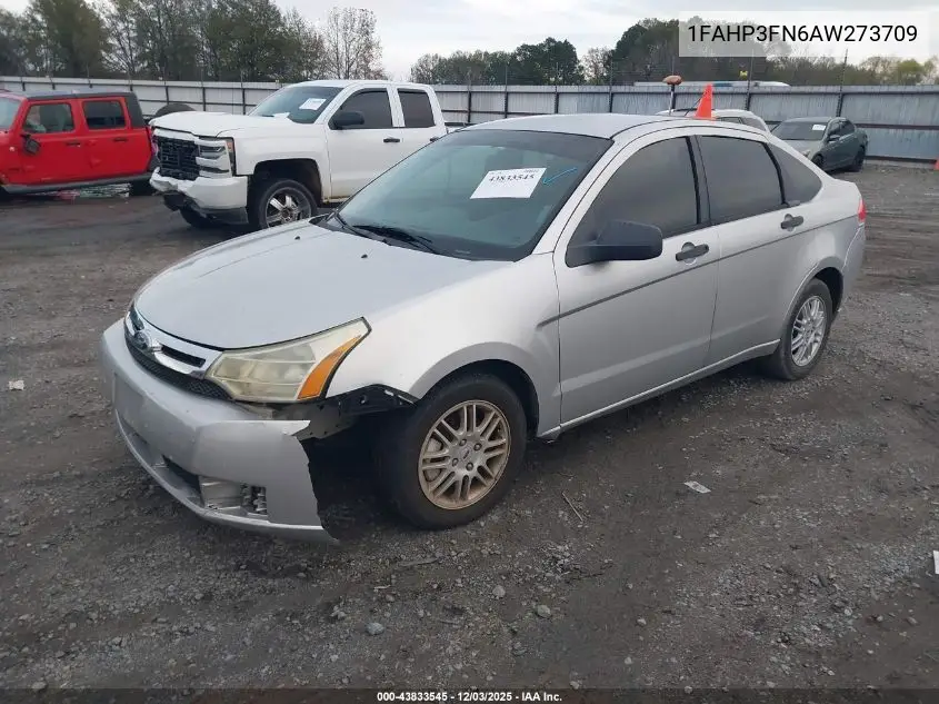 1FAHP3FN6AW273709 2010 Ford Focus Se
