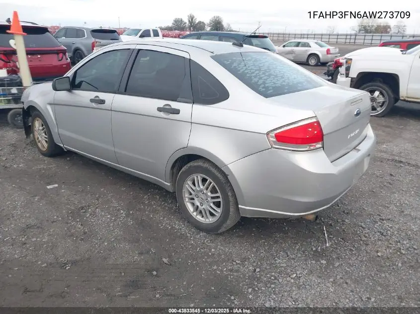 1FAHP3FN6AW273709 2010 Ford Focus Se