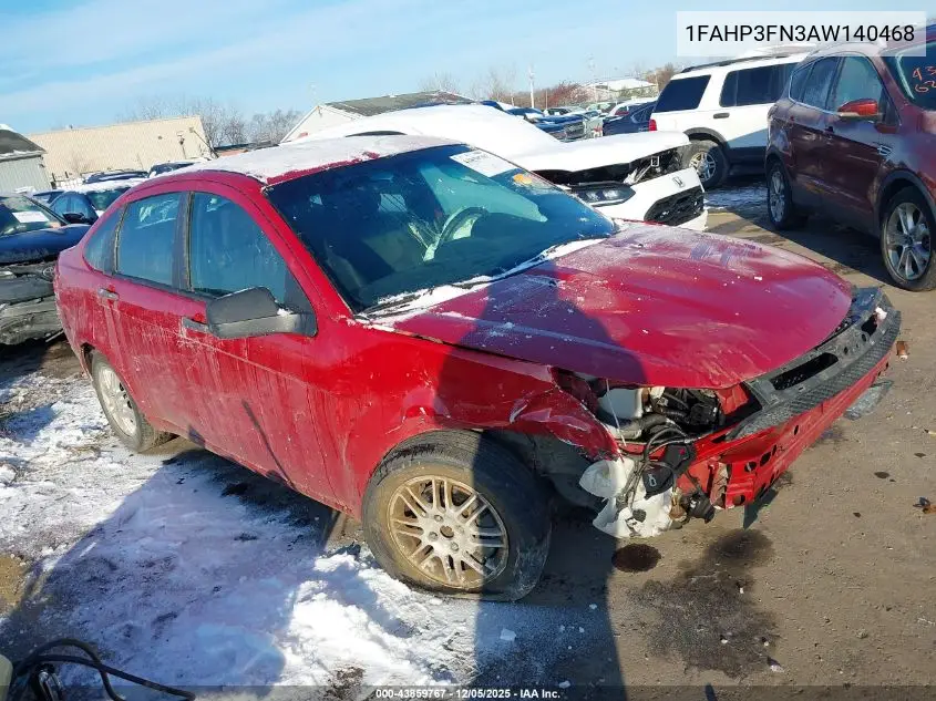 1FAHP3FN3AW140468 2010 Ford Focus Se