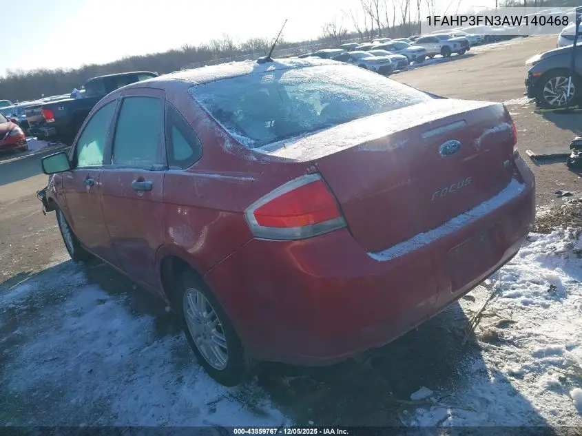1FAHP3FN3AW140468 2010 Ford Focus Se
