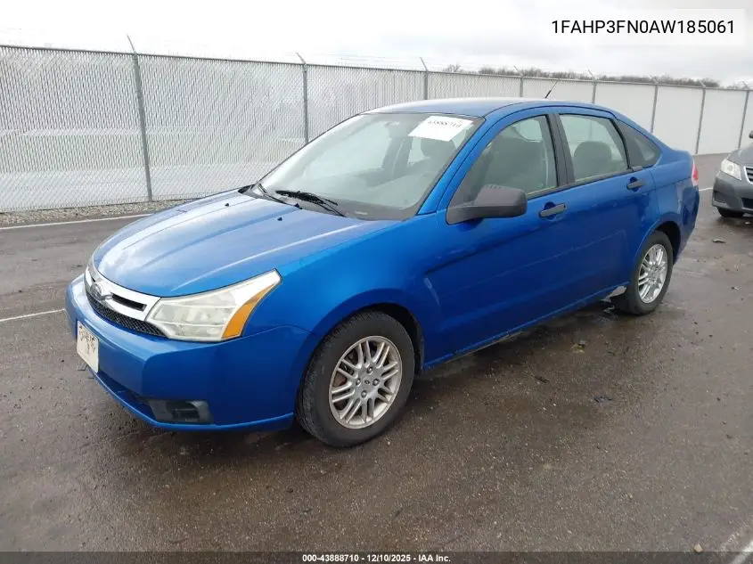 1FAHP3FN0AW185061 2010 Ford Focus Se