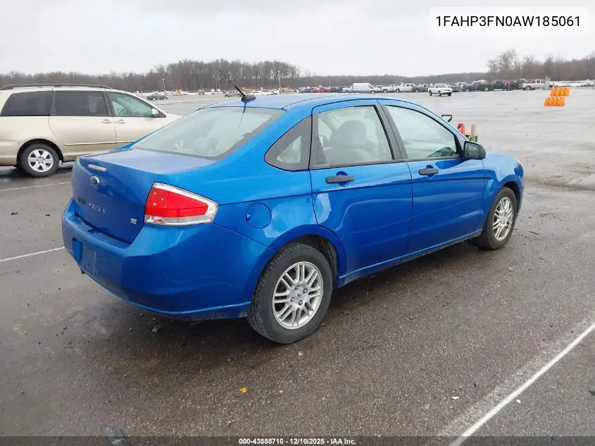 1FAHP3FN0AW185061 2010 Ford Focus Se