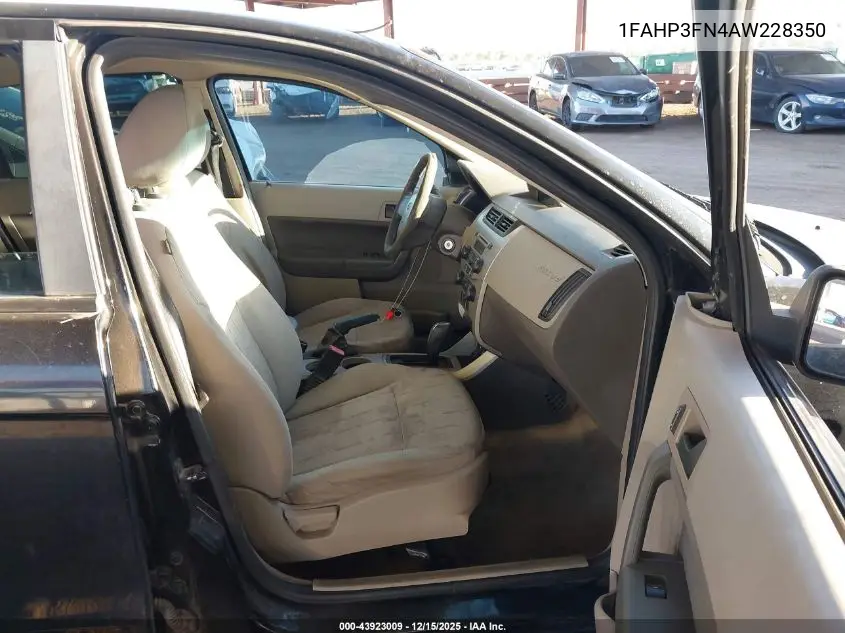 1FAHP3FN4AW228350 2010 Ford Focus Se