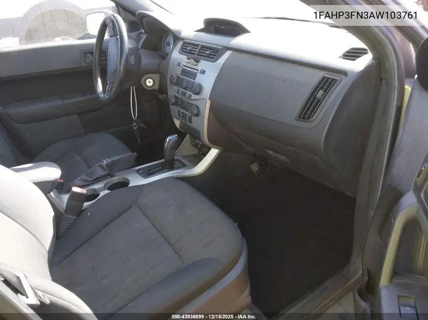 1FAHP3FN3AW103761 2010 Ford Focus Se