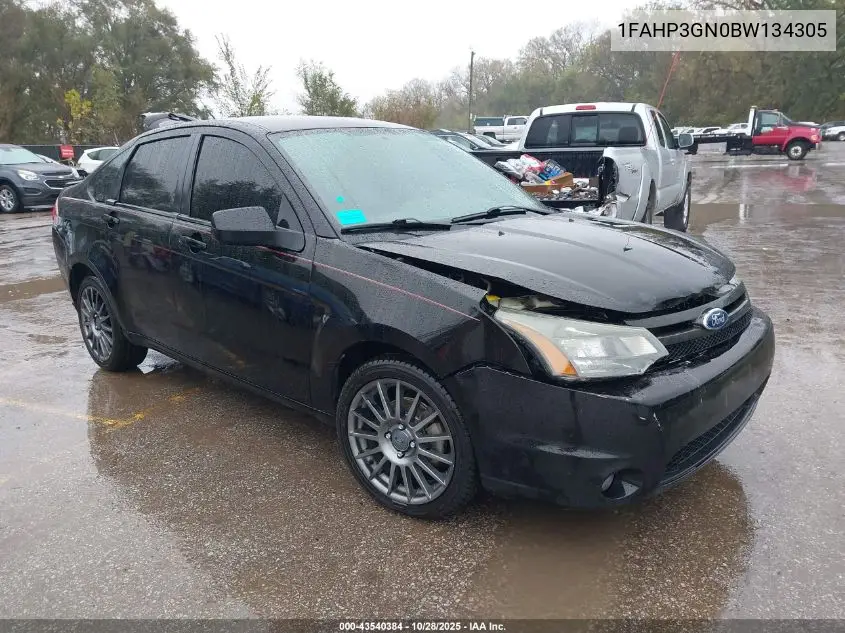 1FAHP3GN0BW134305 2011 Ford Focus Ses