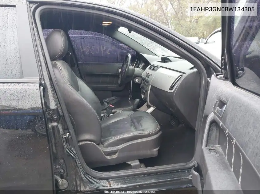 1FAHP3GN0BW134305 2011 Ford Focus Ses