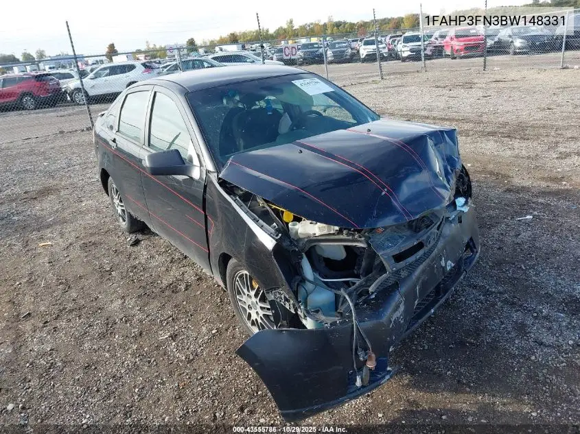 1FAHP3FN3BW148331 2011 Ford Focus Se