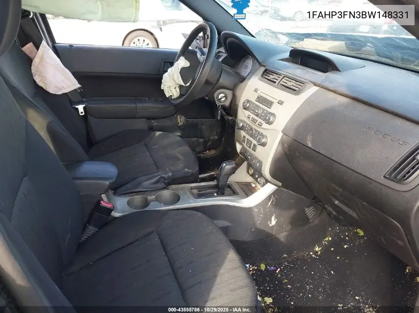 1FAHP3FN3BW148331 2011 Ford Focus Se