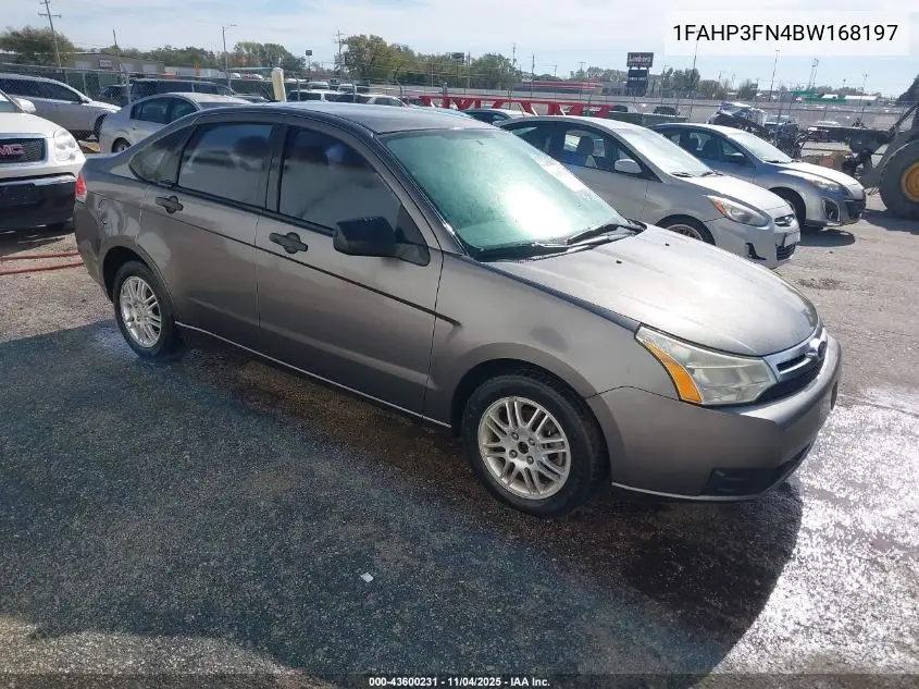 1FAHP3FN4BW168197 2011 Ford Focus Se