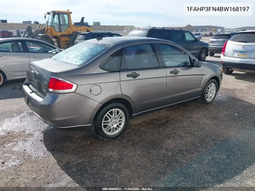 1FAHP3FN4BW168197 2011 Ford Focus Se