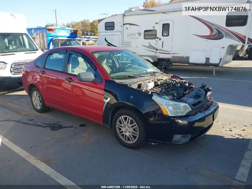 1FAHP3FNXBW174876 2011 Ford Focus Se