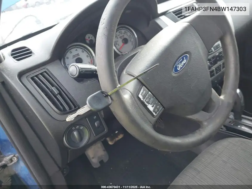 1FAHP3FN4BW147303 2011 Ford Focus Se