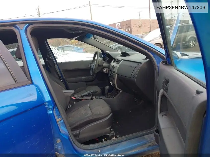 1FAHP3FN4BW147303 2011 Ford Focus Se