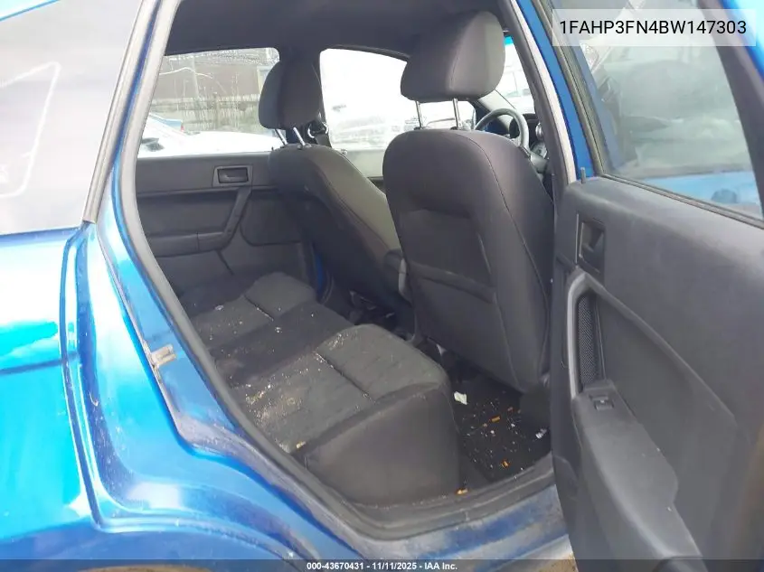 1FAHP3FN4BW147303 2011 Ford Focus Se