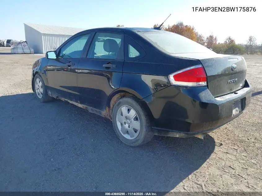 1FAHP3EN2BW175876 2011 Ford Focus S
