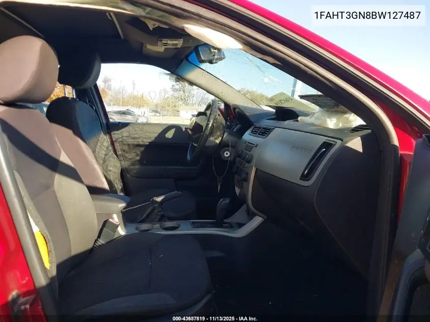 1FAHP3GN8BW127487 2011 Ford Focus Ses