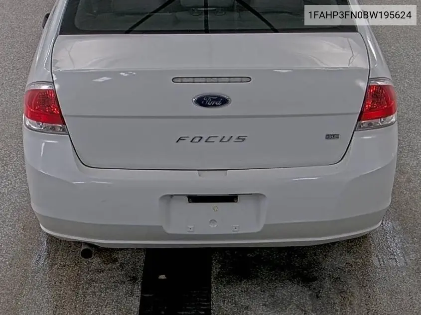1FAHP3FN0BW195624 2011 Ford Focus Se