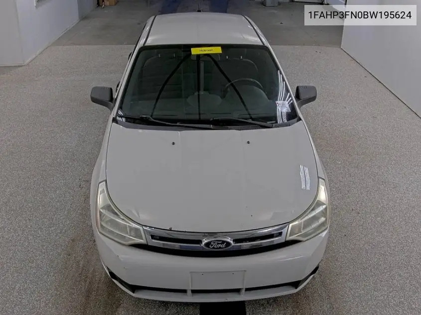 1FAHP3FN0BW195624 2011 Ford Focus Se