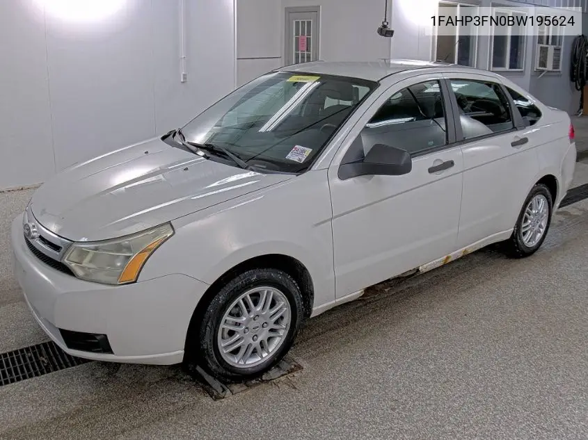 1FAHP3FN0BW195624 2011 Ford Focus Se