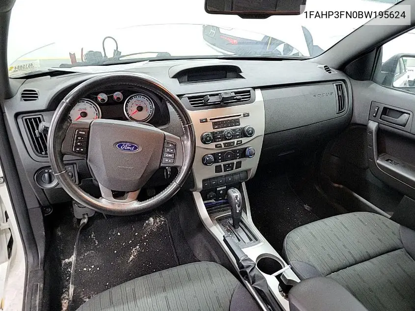 1FAHP3FN0BW195624 2011 Ford Focus Se