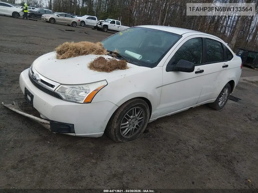 1FAHP3FN6BW133564 2011 Ford Focus Se