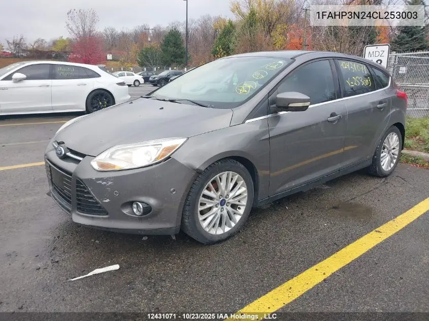 1FAHP3N24CL253003 2012 Ford Focus