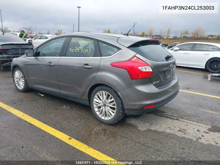 1FAHP3N24CL253003 2012 Ford Focus