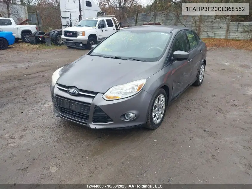 1FAHP3F20CL368552 2012 Ford Focus Se
