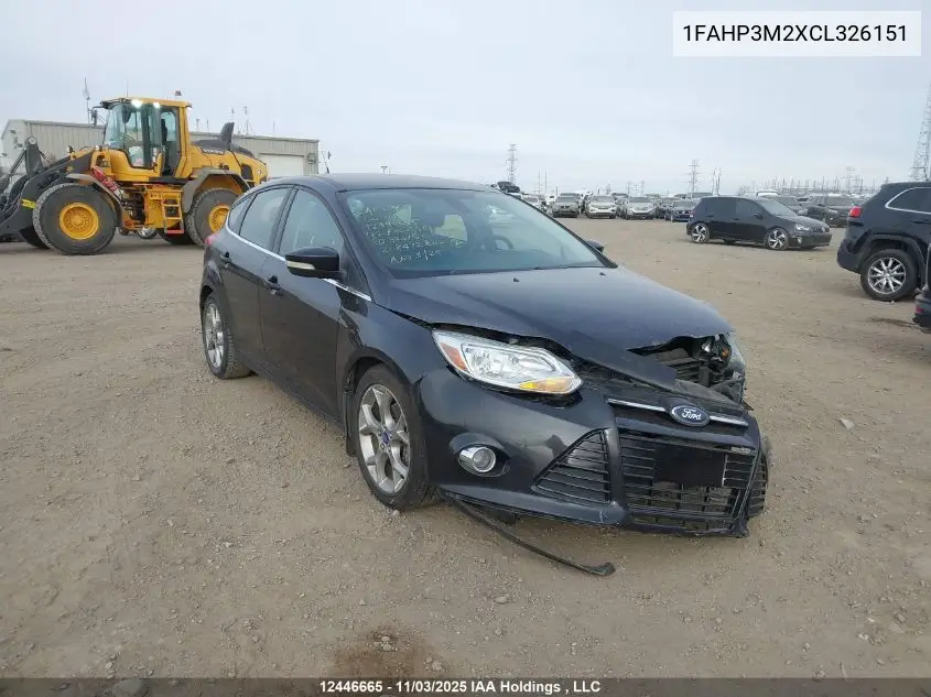 1FAHP3M2XCL326151 2012 Ford Focus Sel