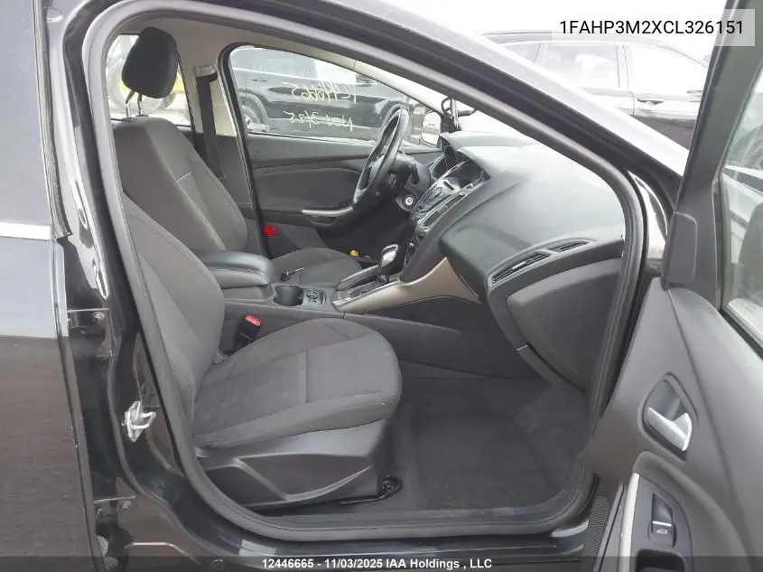 1FAHP3M2XCL326151 2012 Ford Focus Sel