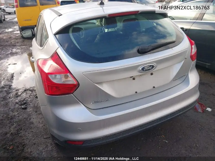 1FAHP3N2XCL186763 2012 Ford Focus Titanium