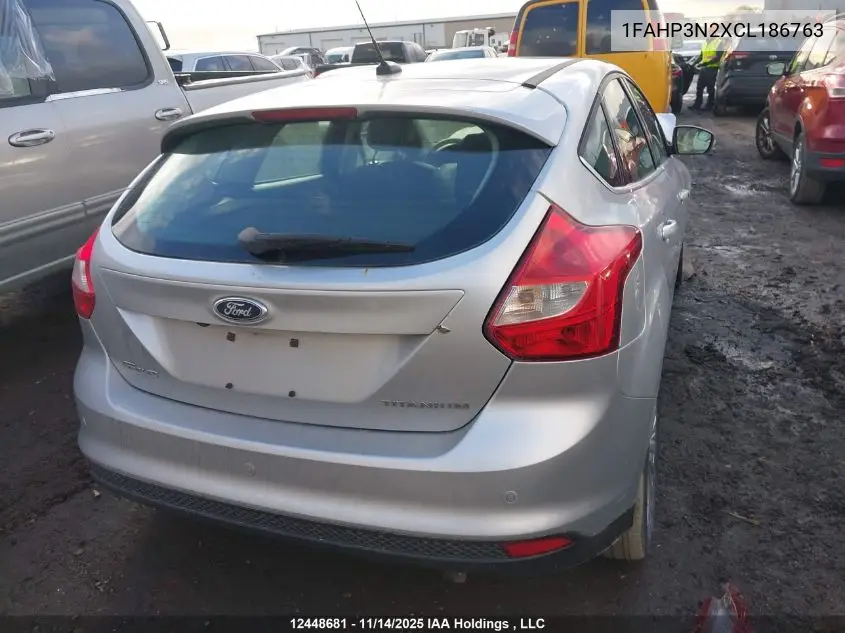 1FAHP3N2XCL186763 2012 Ford Focus Titanium
