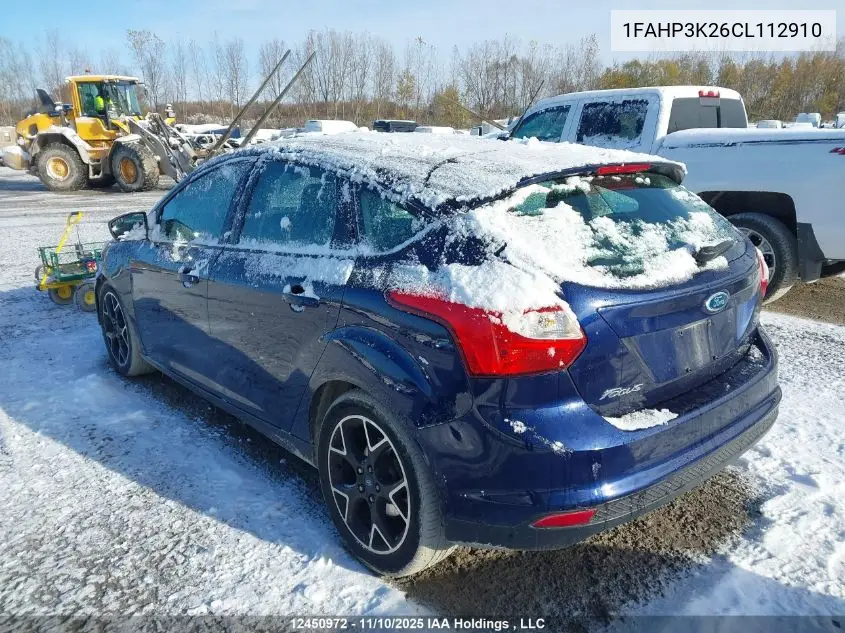 1FAHP3K26CL112910 2012 Ford Focus Se