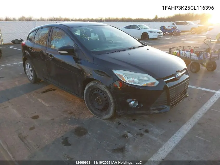 1FAHP3K25CL116396 2012 Ford Focus Se
