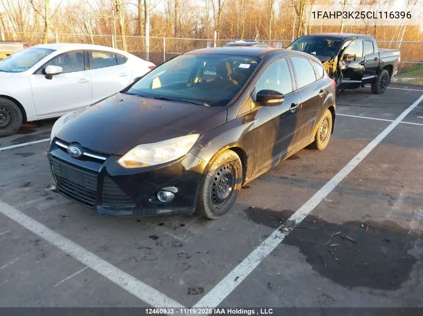 1FAHP3K25CL116396 2012 Ford Focus Se