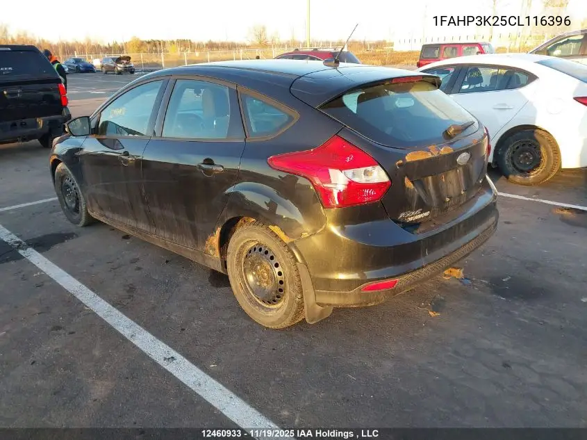 1FAHP3K25CL116396 2012 Ford Focus Se