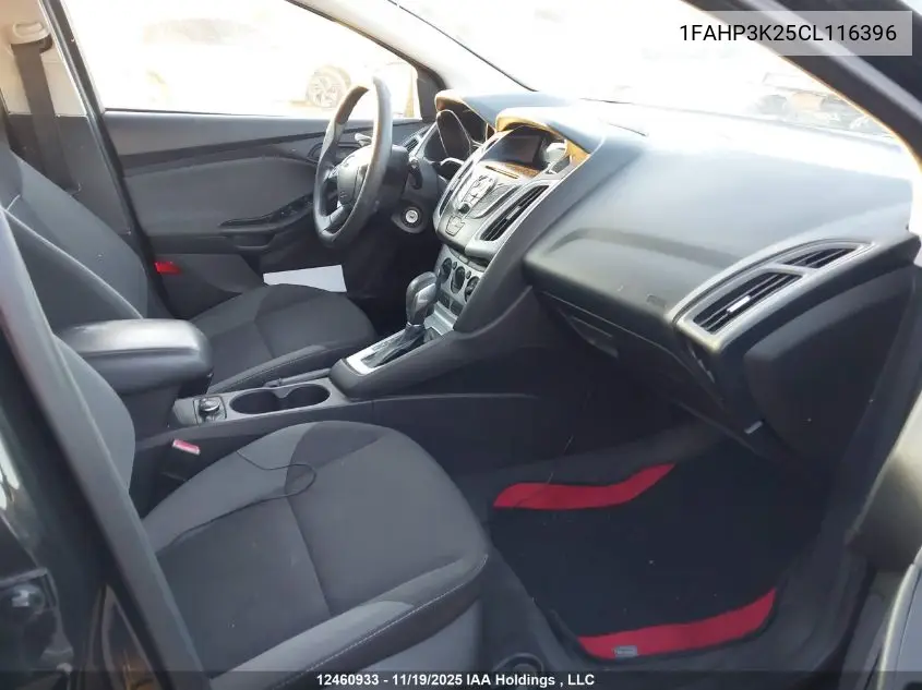 1FAHP3K25CL116396 2012 Ford Focus Se
