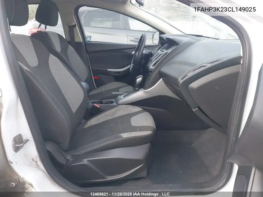 1FAHP3K23CL149025 2012 Ford Focus Se