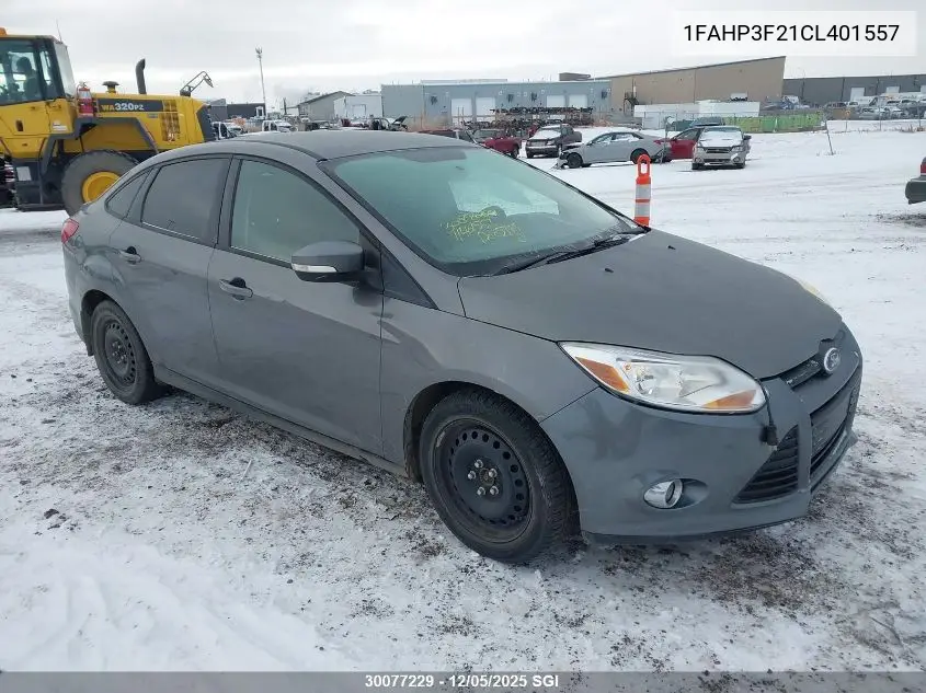 1FAHP3F21CL401557 2012 Ford Focus Se