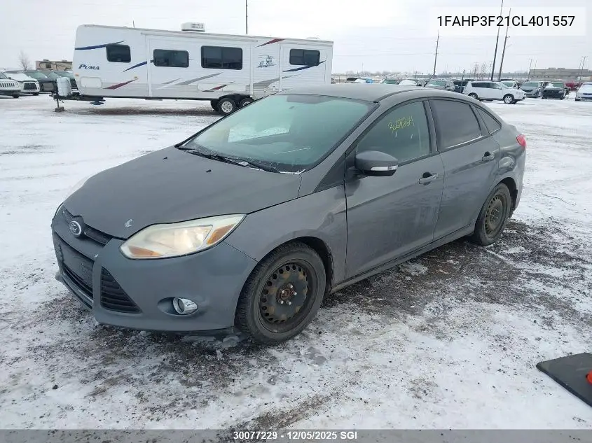 1FAHP3F21CL401557 2012 Ford Focus Se