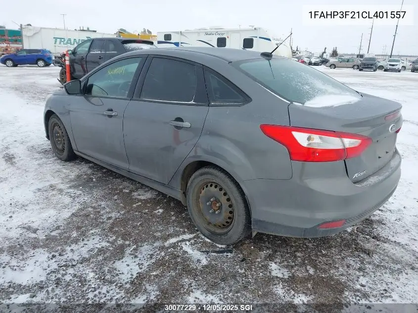 1FAHP3F21CL401557 2012 Ford Focus Se